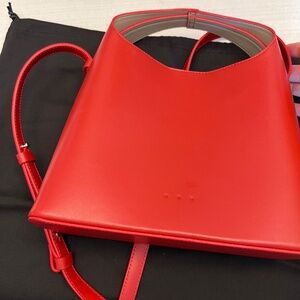 Aesther Ekme mini sac bag, red